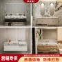 挂墙式收纳智能实木卫浴柜