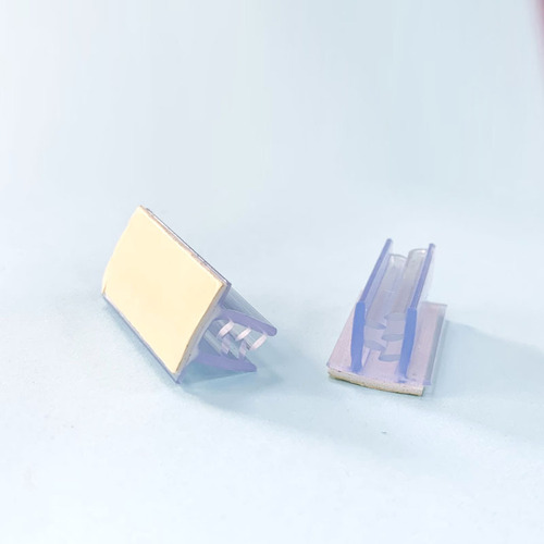 POP advertising clip, KT board clip, acrylic shield, soft-tooth clip, cafeteria dining table anti-epidemic shield clip, fixed straight clip