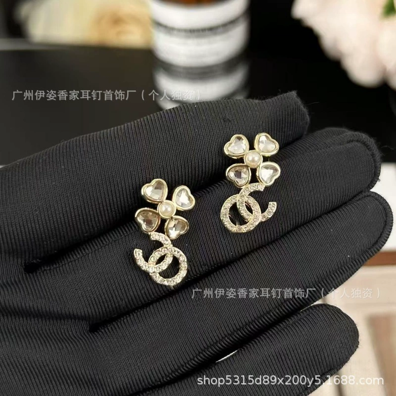 Сережки-перлы с буквами, аксессуар, стиль Chanel, высококачественный стиль, образец серебро 925