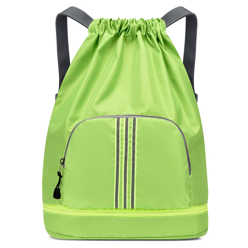Sports backpack, folding bag for traveling, drawstring