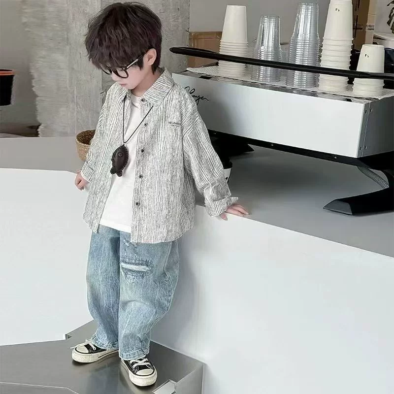Autumn spring trend shirt for boys