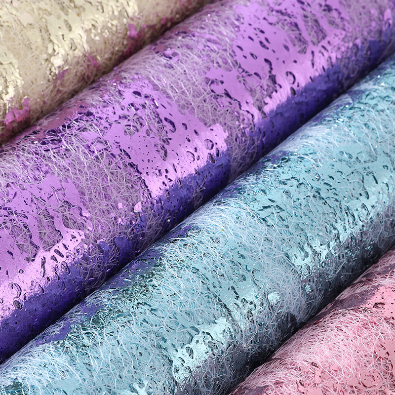 Papel de Envolver Flores con Lentejuelas Florales, Material de Envoltura Floral para Floristería, Malla de Poliéster, Papel de Envolver Ramos para el Día de San Valentín