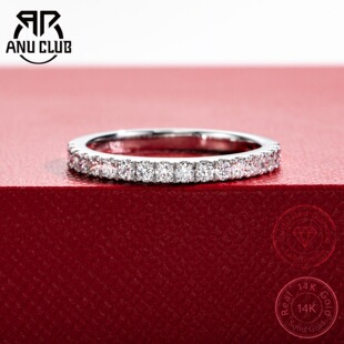 14K�׽��1.8mm�����ʯ�p�ݕr�а�Ȧ�Ž��ʯ��ָŮ���s��Ȧ�ٴ�