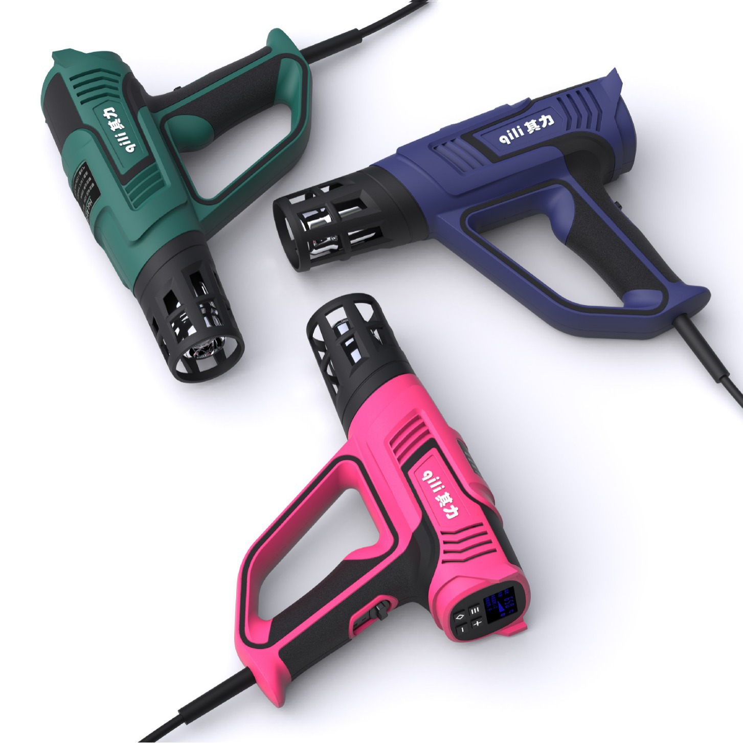 Pistola de aire caliente inteligente sin escobillas, pistola de aire caliente de aire caliente de dos velocidades, pistola de aire caliente de dos velocidades, pistola de aire caliente de dos velocidades, pistola de aire caliente de dos velocidades