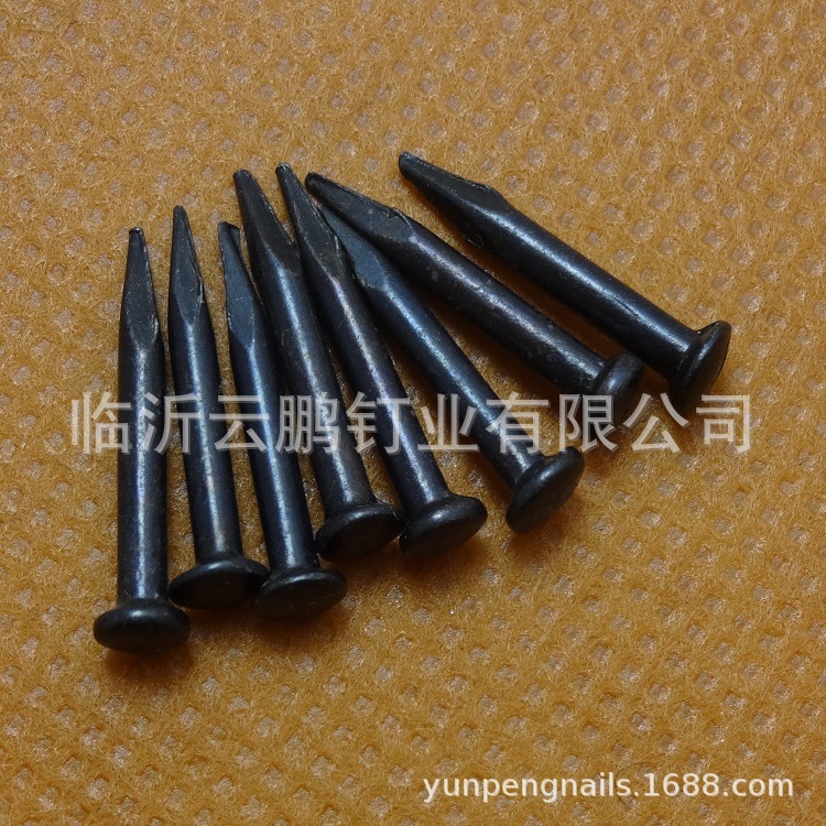 生产特种黑钢钉 长度25，30,40,50,60mm  材质65#钢