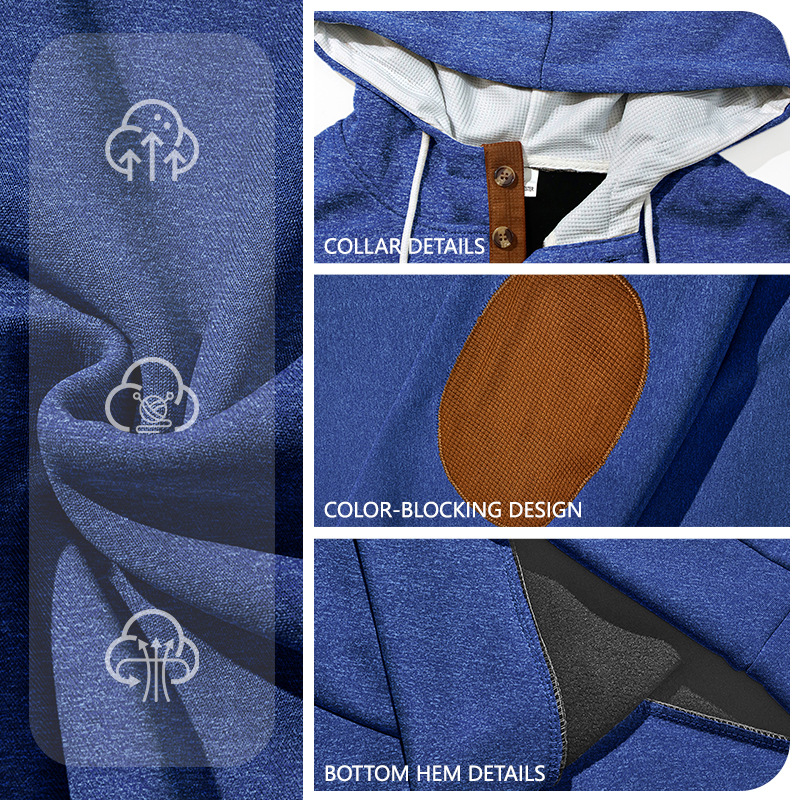 Comercio exterior Amazon primavera nuevo hombre chaqueta con sombrero de cuerda de pull-out grande americano chaqueta deportiva casual hombre