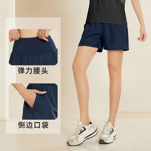 Southeast Asia Style Five-Pocket Shorts for Spring and Summer, Fitness, Quick-Drying, Loose and Casual Yoga, Medium-Length Women's Sports Shorts