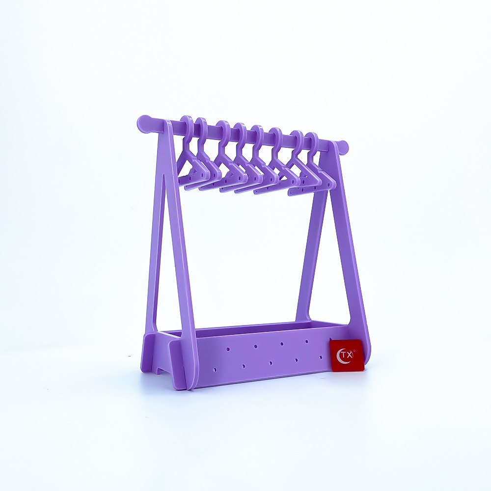 45g Weight Jewelry Rack Classification 1 Set Quantity Plastic Material Solid Color Pattern Cute, Simple Style Style Multicolor Color Cute Simple Style Solid Color Plastic Jewelry Rack 无