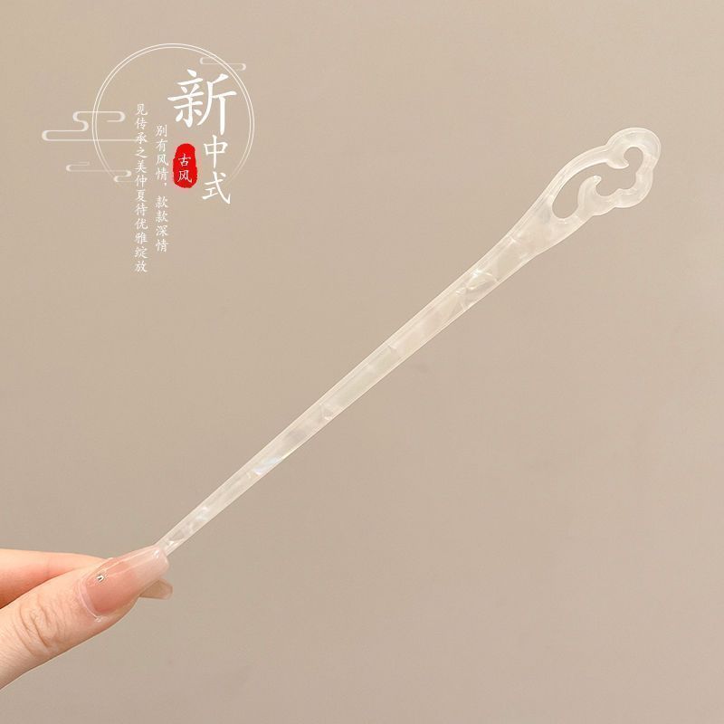 Nuevo estilo chino antiguo clip de cabello para mujeres acristaladas clip de brillo de brillo de alto nivel nuevo estilo chino clip de cabello simple clip