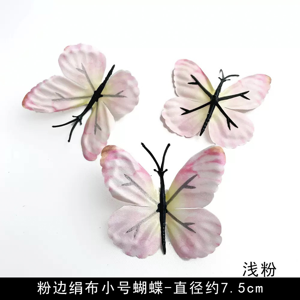 Flores artificiales flores rosadas bricolaje accesorios hechos a mano tocado de estilo antiguo accesorios de material de flor de horquilla arreglos florales de pared de flores de boda