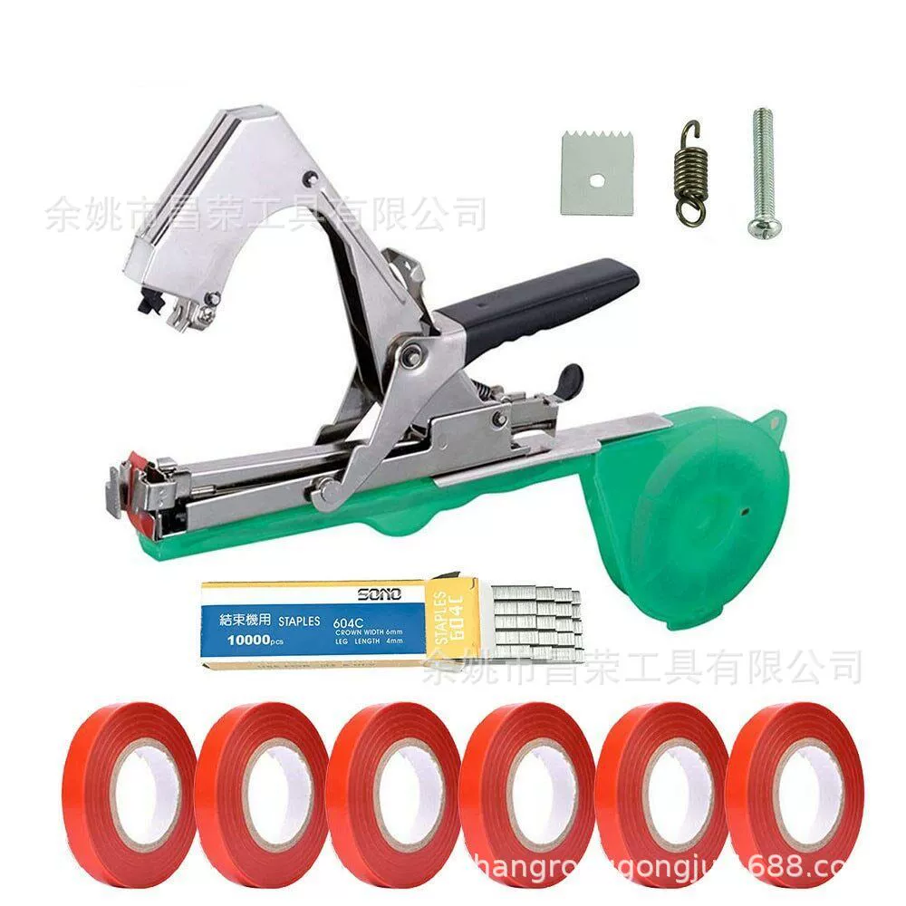 Tapetool, Tying Machine Garden Plant Hand Tapener Завод по производству стяжков