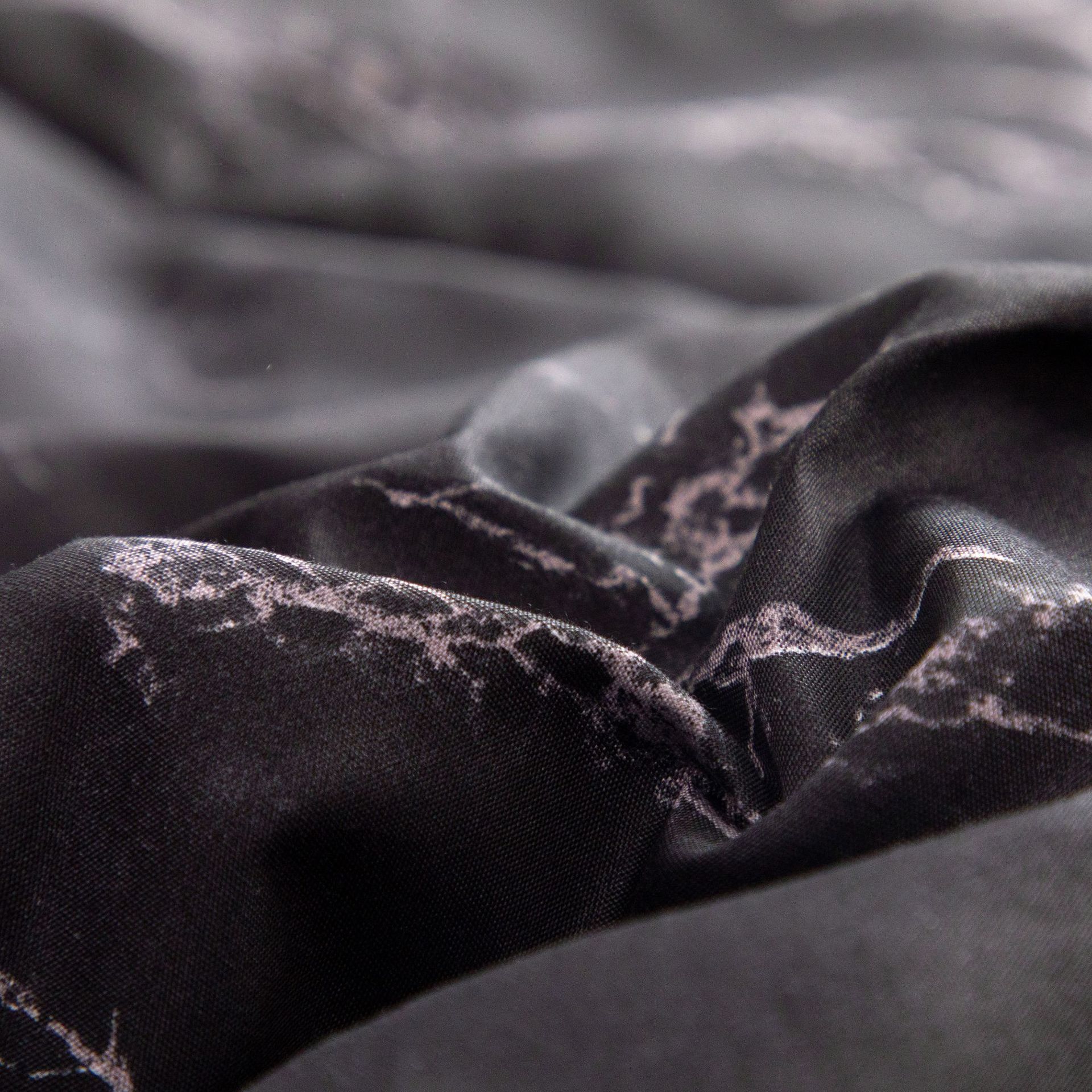 【亚马逊专供】厂家直销 2021新款 跨境 大理石被-黑