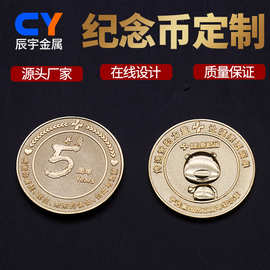 旅游景区金属纪念币定制礼品城市博物馆收藏生肖浮雕镀金银币定做