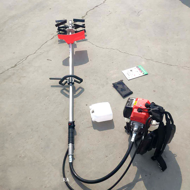 Máquina multifuncional de desherbación de huerto de gasolina agrícola de alta potencia fácil de arrancar para aflojar el suelo del jardín
