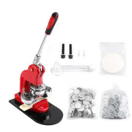 1号胸章机徽章机器金属胸章压卡机徽章DIY徽章推拉机器耗材套装