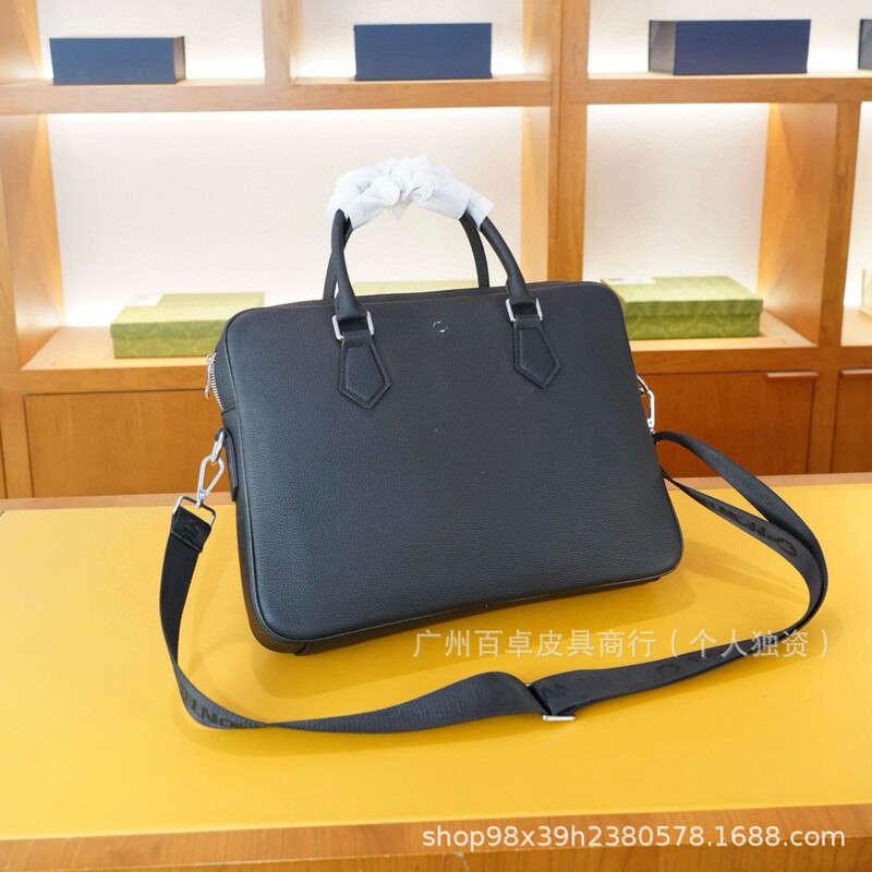 W Baolong Lawyer Bag Genuine Leather Single Shoulder Handbag Men's Business Large Capacity Briefcase High Quality for Cross-Border Supply W Baolong Lawyer Bag Genuine Leather Single Shoulder Handbag Men's Business Large Capacity Briefcase High Quality for Cross-Border Supply