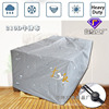 Cross border Amazon outdoors furniture Waterproof cover Garden Tables and chairs 210D oxford silvery Tables and chairs dust cover