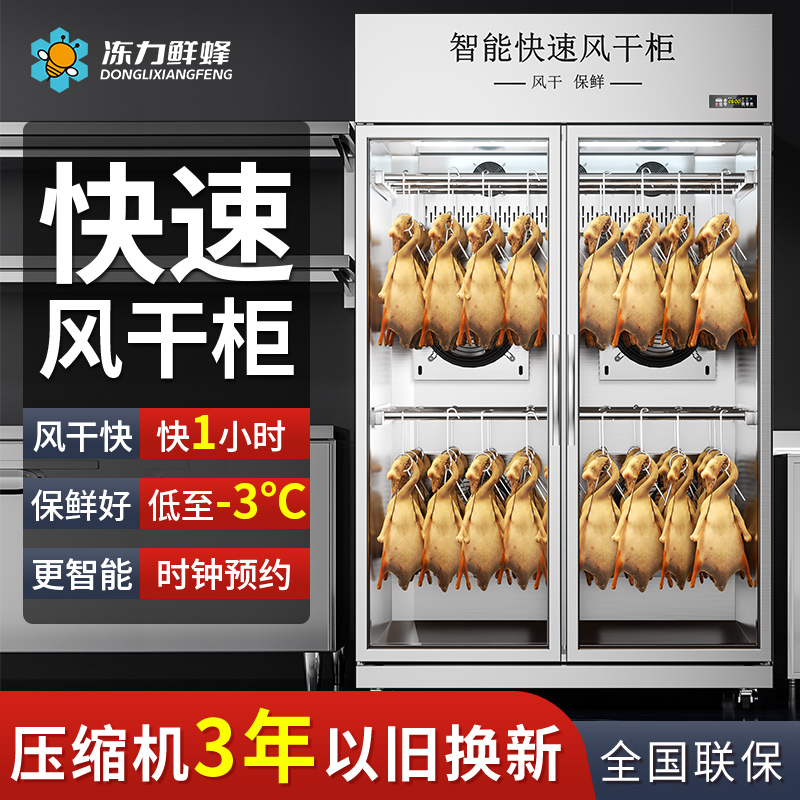 包邮智能晾鸭柜商用风冷保鲜除湿吹鸭柜烧鹅烧腊烘干机晾胚烤鸭风