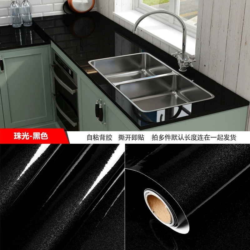 Self-adhesive Marble Vinyl Sticker Roll, Waterproof & Heat‑Resistant, Widths 40–120 cm