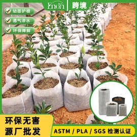 农业园艺蔬菜育苗布可降解无纺布花卉美植袋营养袋种植袋热销环保