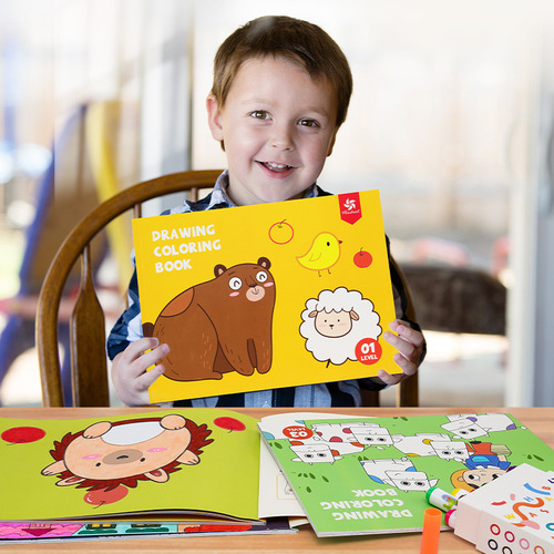 Beman children's coloring book kindergarten painting book baby painting book set primary school students art blank graffiti