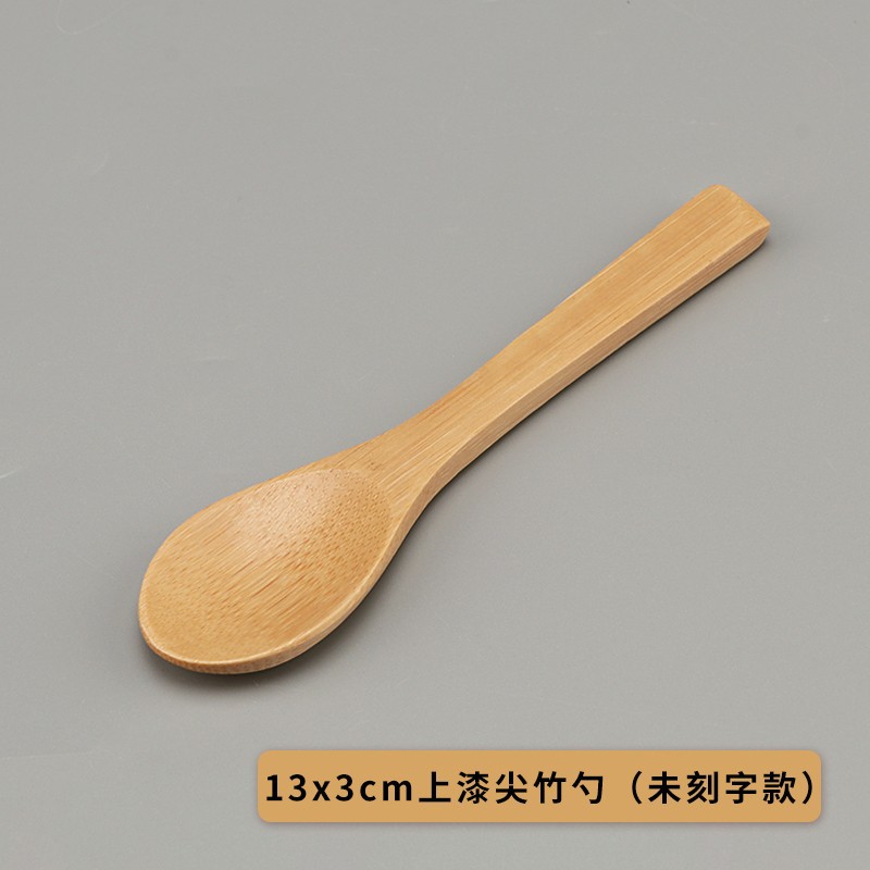 13x3cm 뾰족한 대나무 숟가락 페인트