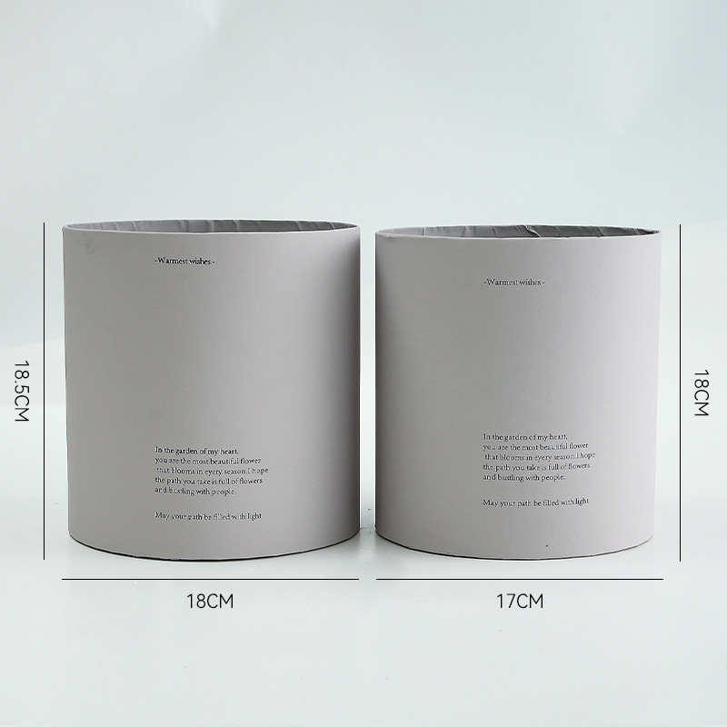 Cubo clásico de tres abrazos cubo redondo embalaje cubo arreglo de flores cubo floral DIY espejo de plata caja de flores