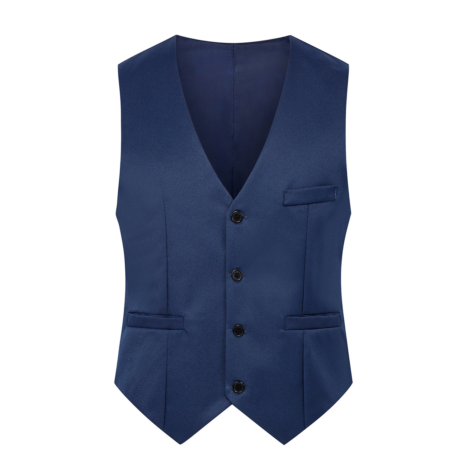 Chaleco de Traje Ajustado para Hombre, Poliéster, Ajustado, para Ocio