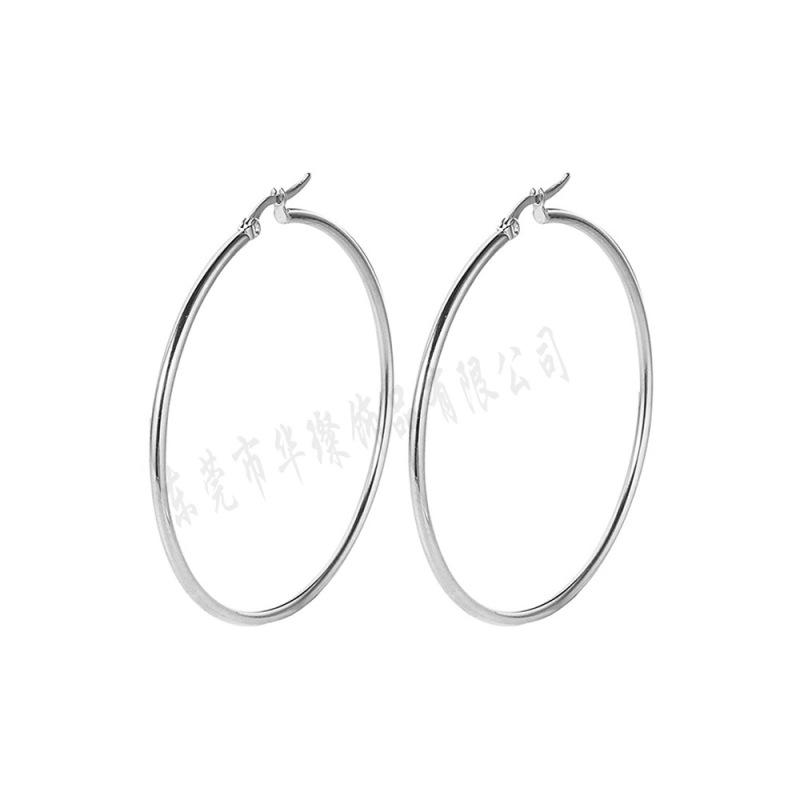 Cross-Border Exclusive Supply of Classic and Fashionable Large Hoop Earrings for Women, Stainless Steel Exaggerated Large Earrings, Titanium Steel Round Earrings Wholesale Cross-Border Exclusive Supply of Classic and Fashionable Large Hoop Earrings for Women, Stainless Steel Exaggerated Large Earrings, Titanium Steel Round Earrings Wholesale