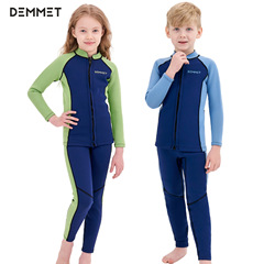 新品1.5/3mm子供用ウェットスーツ男女セパレート長袖保温防寒シュノーケルサーフィン水泳クラゲ服