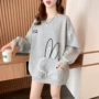 无帽圆领春秋款薄款卫衣