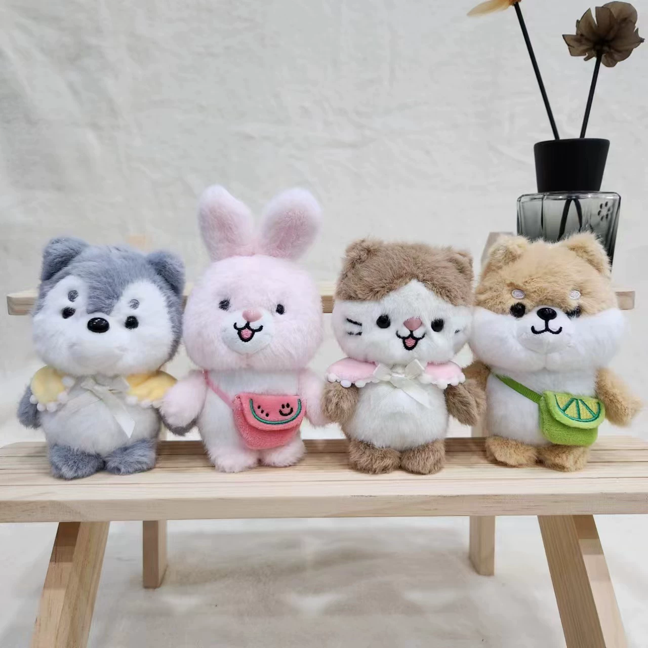 三姆 Jewelry, plush toy, keychain for men and women, backpack, pendant, doll, new collection, bouquet