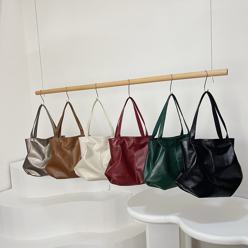 Bolsa de comercio exterior transfronteriza, bolsos de moda y ocio, bolsos de hombro, bolsos axilares ligeros y de gran capacidad, bolsos especiales para mujeres de piel blanda