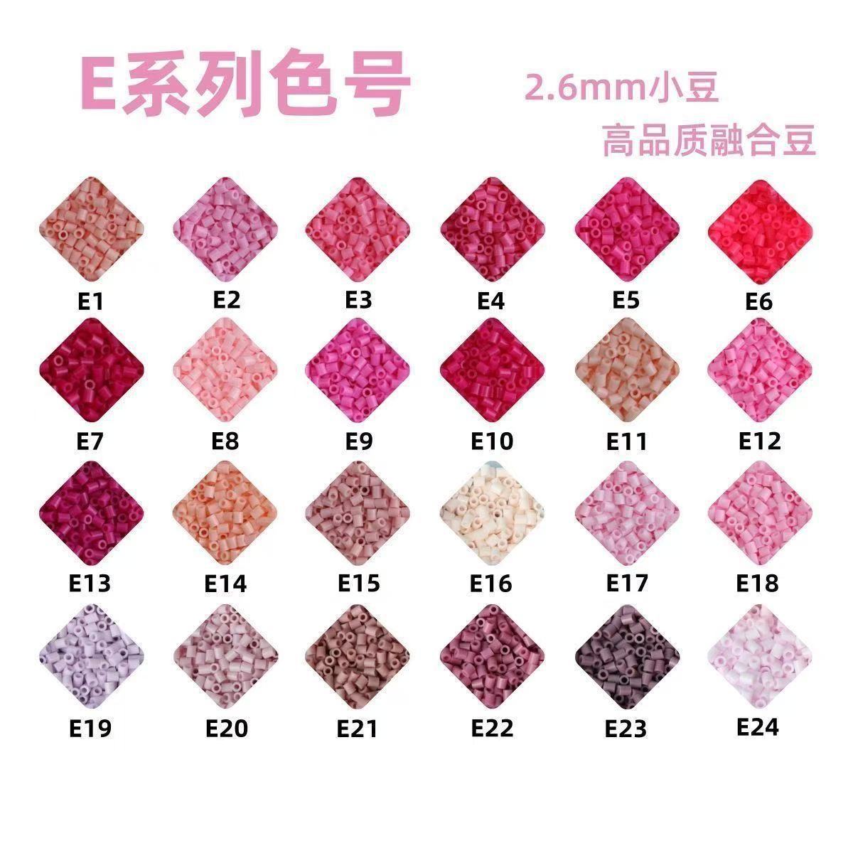 [e series color number] / Total number of shots available, please note color number