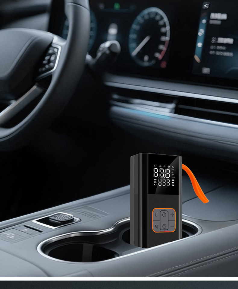 Cross-Border New Model Car Air Pump, Wireless Portable High-Pressure Air Pump, Multi-Functional Electric Vehicle Tire Pump