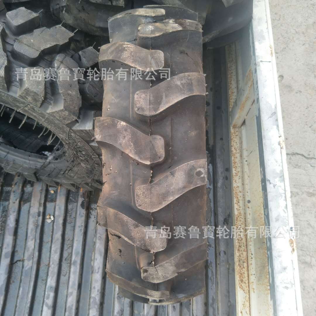 加厚 7.00-12 农用拖拉机轮胎 人字花纹