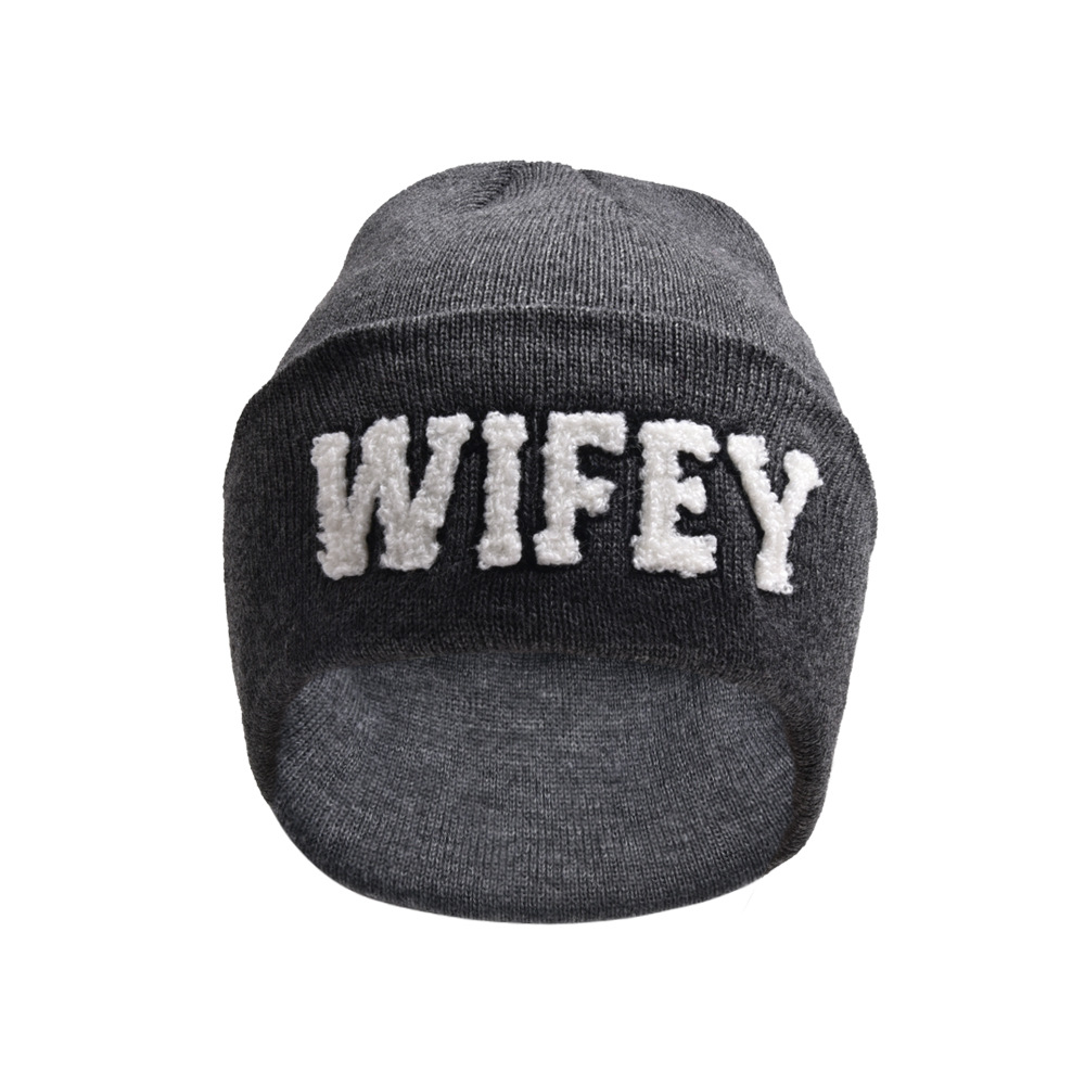 Unisex Original Design Letter Eaveless Wool Cap display picture 34