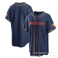外贸批发MLB球衣太空人队Houston Astros Jerseys棒球服#27Altuve