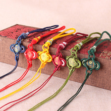 diy饰品配件民族风玉线编织结古风挂绳结吊头结汽车挂件绳头