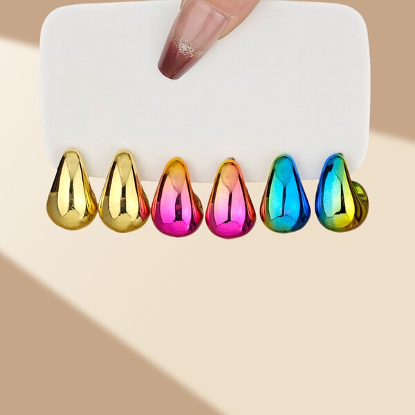 summer elegant earrings drop-shaped