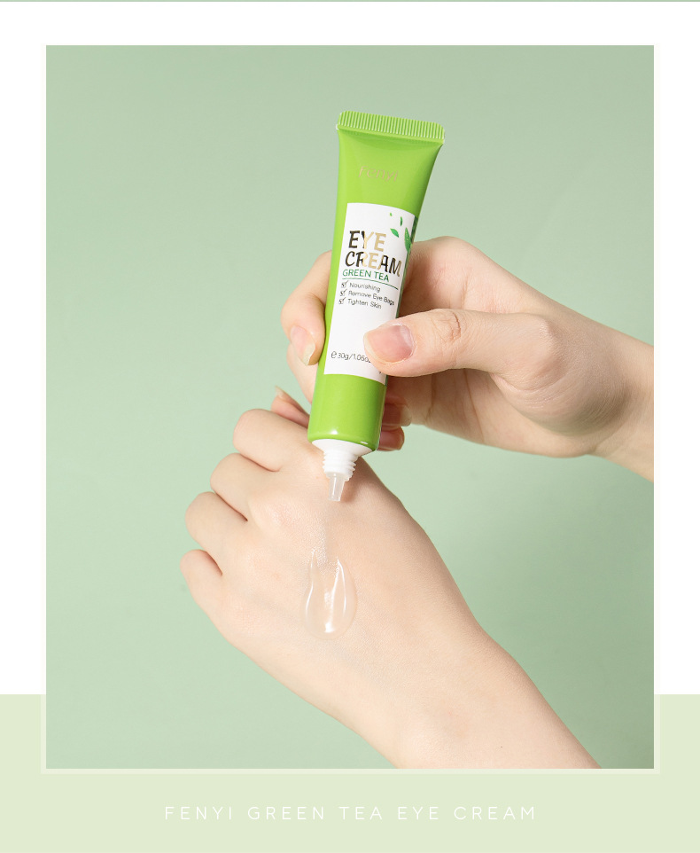 FENYI Green Tea Eye Cream 30g hydrates and moisturizes the eye skin. Cross-border manufacturer wholesale in stock undefined