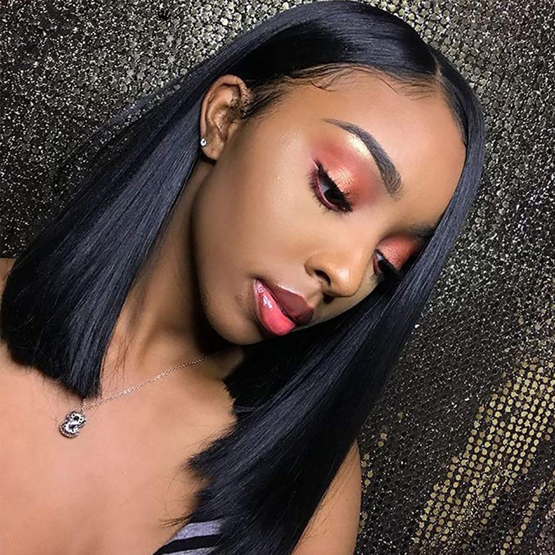 210g Weight Wigs Hairdressing Supplies Women's Fashion Street High-temperature Fiber Centre Parting Straight Hair Wigs