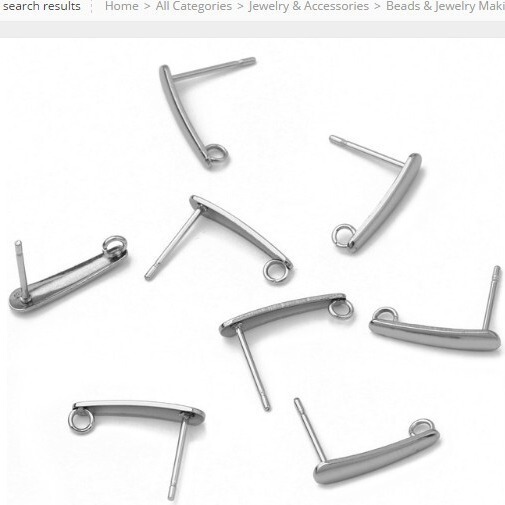 Earrings stainless steel