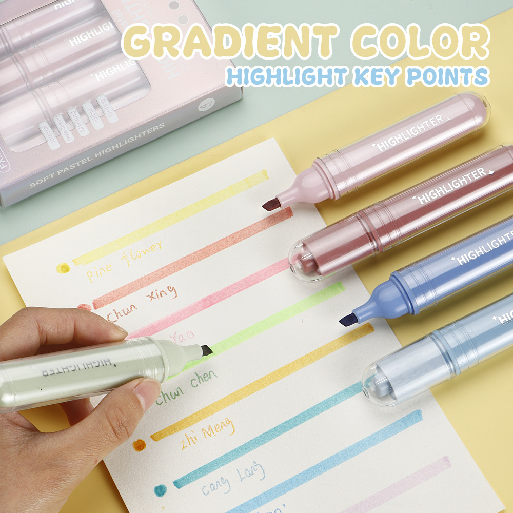 Ins de alto valor de la cara puntero rápido secado impenetrable papel puntero de cuentas de mano puntero de notas de estudiantes dibujo puntero de puntero