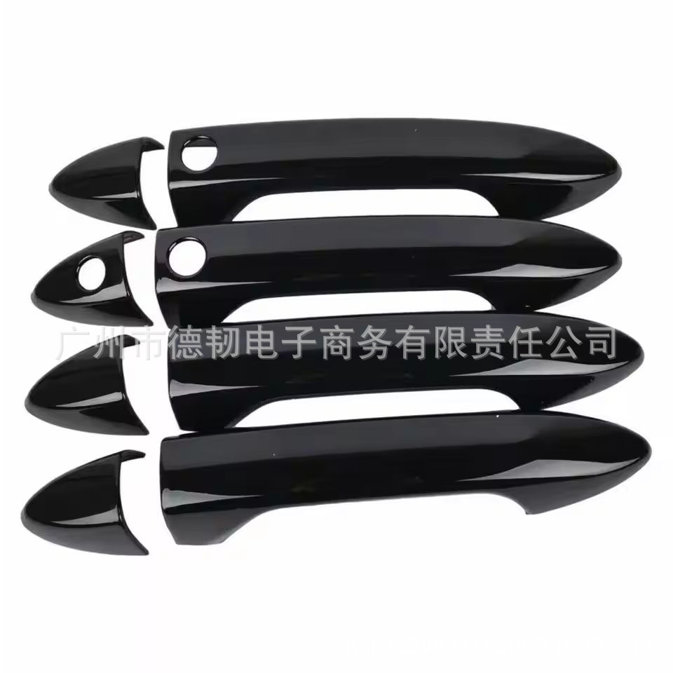 Suitable for 14-17 Models of Honda Accord, Glossy Black Handle Stickers for the Ninth Generation and Ninth Generation Half Accord Door Handle Decoration