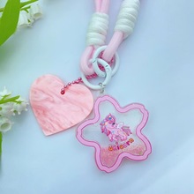 独角兽小马宝莉电话线diy亚克力入油挂件手机壳环圈挂绳源头厂家