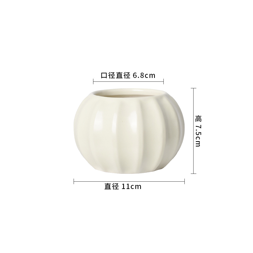 호박 베이지 11*11*7.5cm
