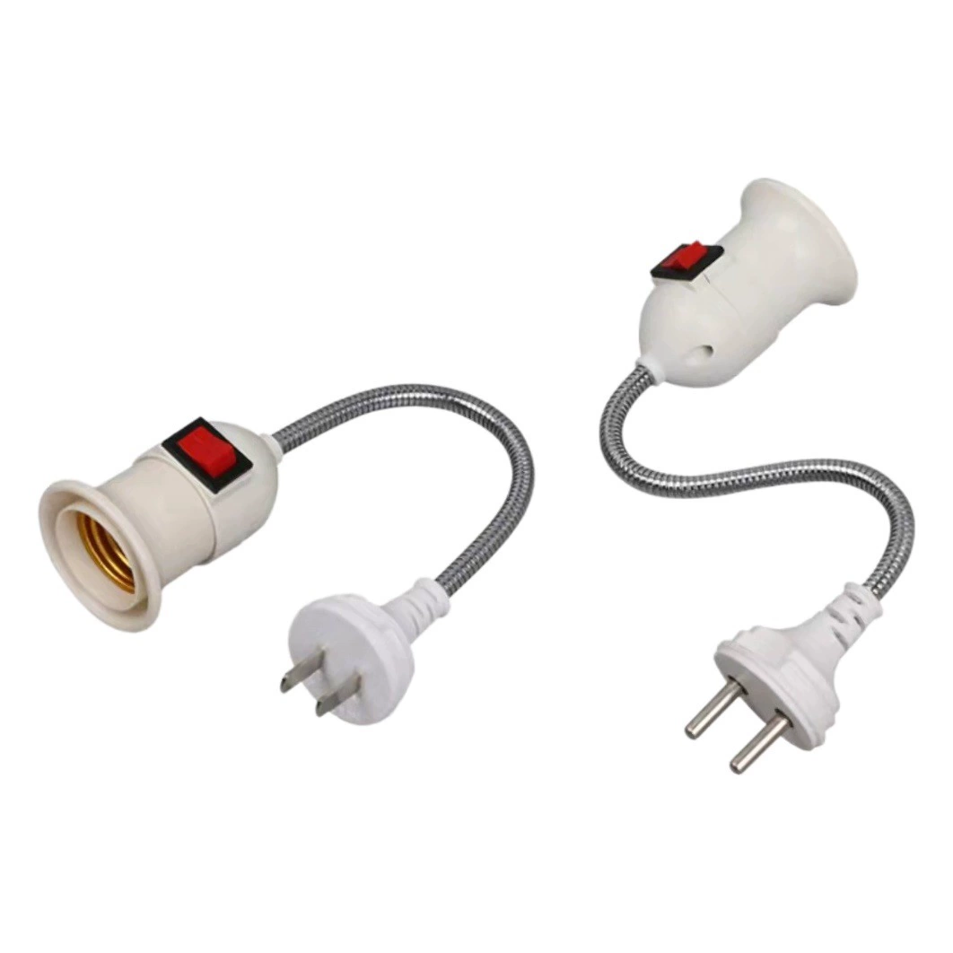 Прямая поставка с завода, две вилки, универсальная вилка на 360 градусов с независимым шлангом переключателя, винтовой патрон лампы E27