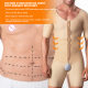 Foreign trade cross-border men's body shaping jumpsuit shaping chest lifting back beam thigh belly waist beam-shaped tights manufacturer