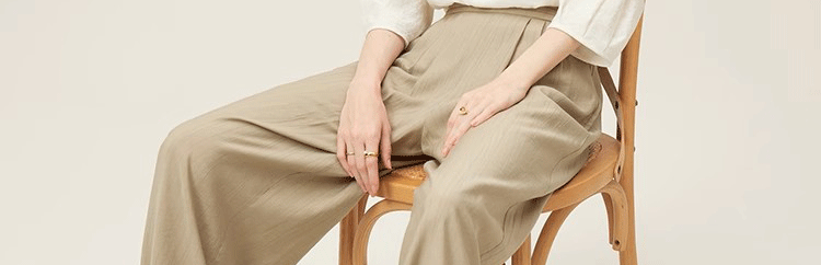 Áo sơ mi linen nữ tay lửng dáng rộng phong cách Pháp — Màu trắng nhạt chi tiết 29